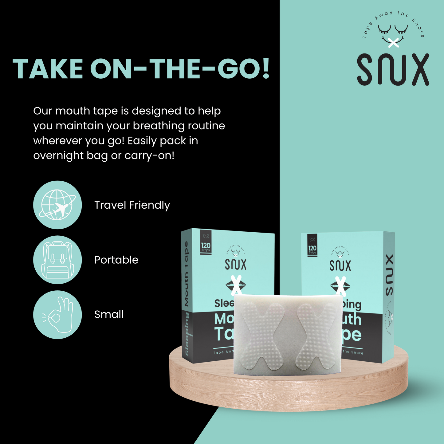 Snux Mouth Tape (60 Strips)